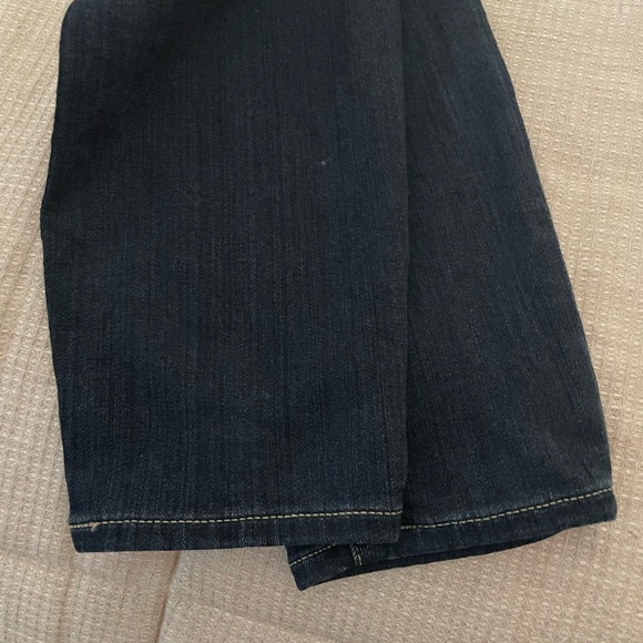 Paige Women's Dark Blue Jeans - Picture 2 of 6